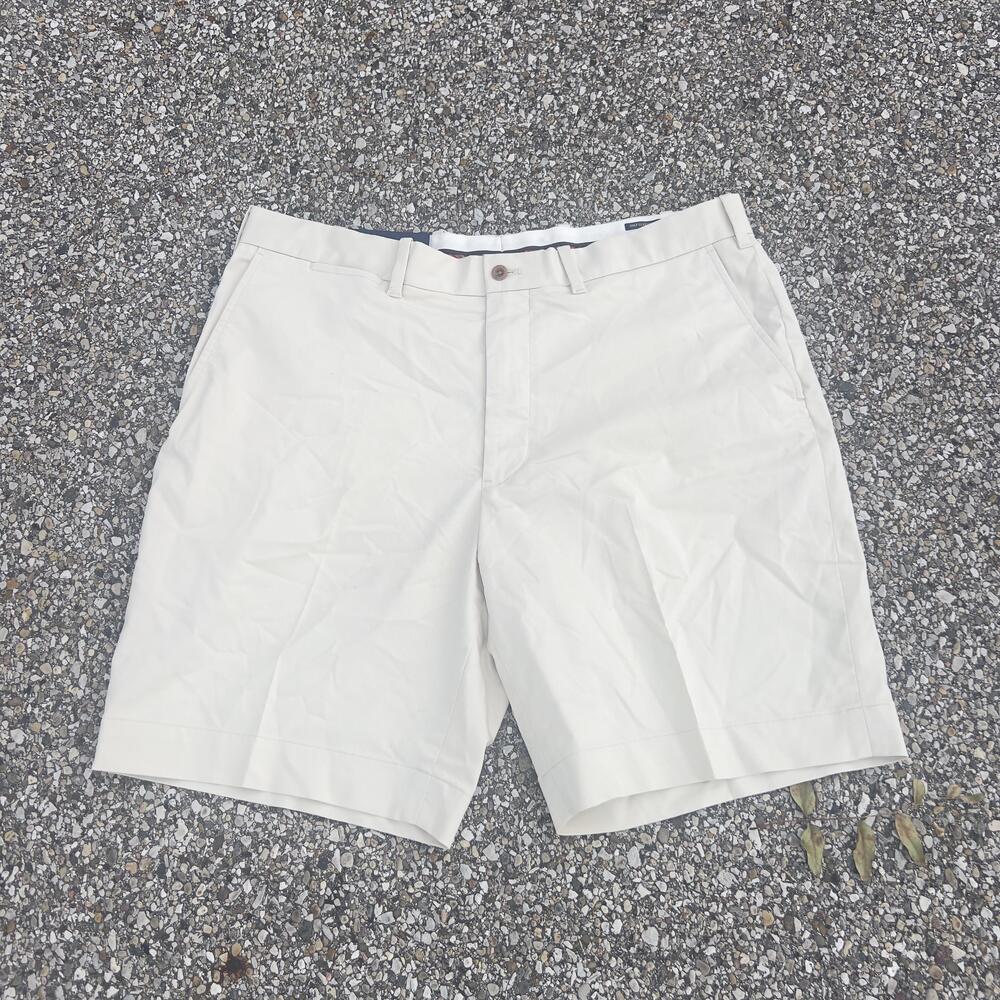 Polo Golf Ralph Lauren Shorts Mens 36 White Chino Classic Fit Golf Summer